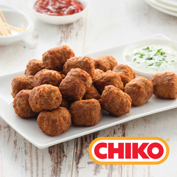 Chiko Fully Cooked Beef Meatballs 1kg frozen Simplot foodservice product
