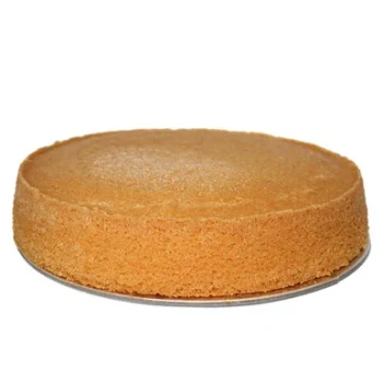 Naked Un-Iced Round Vanilla Cake 9 Inch
