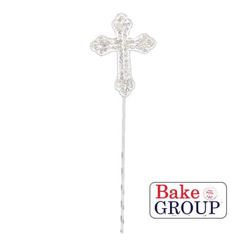 Diamante Cross Cake Topper Diamante Cross Cake Topper