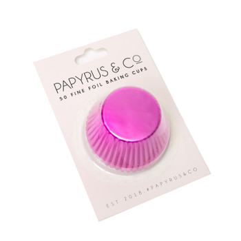 Hot Pink Baking Cups 50 Pack