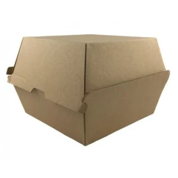 Large Kraft Takeaway Burger Boxes 50 pack