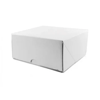 White Cake Box  6"