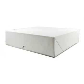 White Cake Box For Tarts  9"
