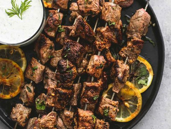 Large Beef Souvlaki Kebabs Made Fresh Large Beef Souvlaki Kebabs Made Fresh