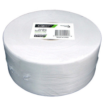 Capri Recycled Jumbo Toilet Paper Roll 500m 1ply