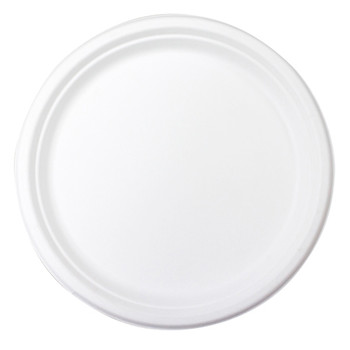 Round 10" Natural Fibre Dinner Plates 25 Pack available from Padstow Food Service