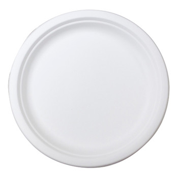 envirochoice Round 9" Natural Fibre Dinner Plates 25 Pack 