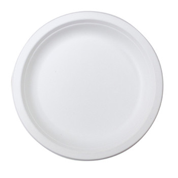 Envirochoice Round 7" Natural Fibre Snack Plates 25 Pack 