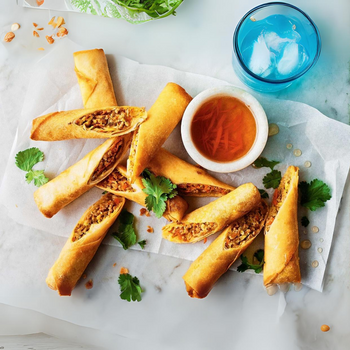 BBQ Pork Spring Rolls