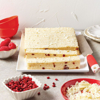Sara Lee White Chocolate Raspberry Tray Slab Cake 2kg