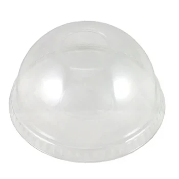 Clear Dome Plastic Lids 100 Pack