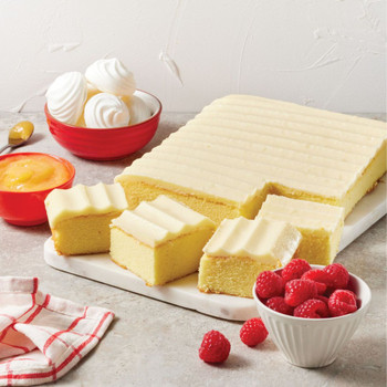 Sara Lee Lemon Tray Slab Cake 1.8kg frozen foodservice cake