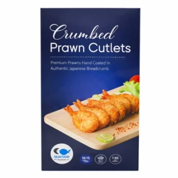 Crumbed Prawn Cutlets Extra Large Size 10/15 1kg