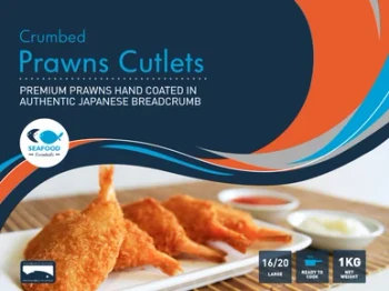 Crumbed Prawn Cutlets Size 16/20 1kgxx