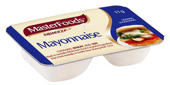Masterfoods?? Mayonnaise Squeezy Portions 11g