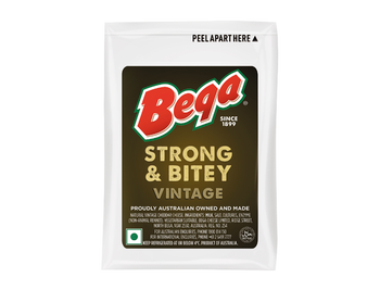 Bega Strong & Bitey Vintage Cheese Portion 20g