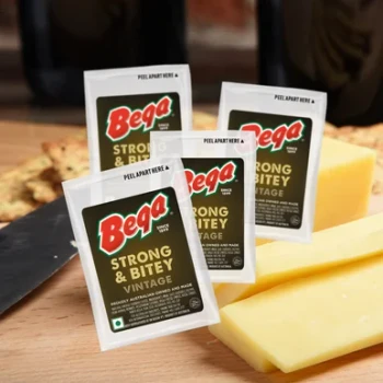 Bega Strong & Bitey Vintage Cheese Portions 100 Pack