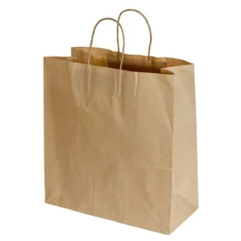 Large Kraft Takeaway Bags 10 Pack