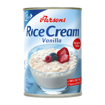 Parsons Vanilla Rice Cream 430g