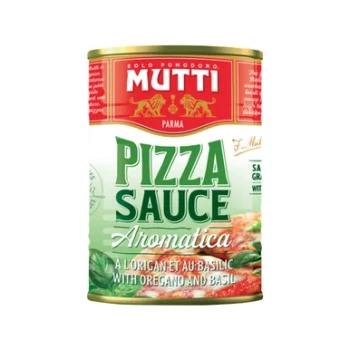 Mutti Pizza Sauce Aromatica 400g available from Padstow Food Service