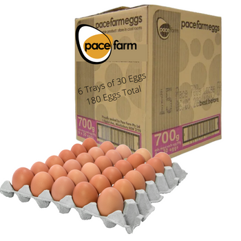 Pace Farm Extra Large Eggs 700g x 15 Dozen Bulk