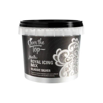 Over The Top Classic Silver Royal Icing 150g