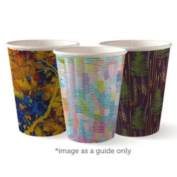 Biopak Art Series Double Wall Biocups 255ml 12oz 40 pack