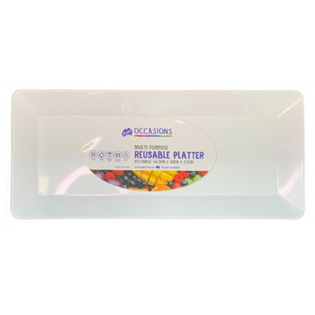 Small Reusable Multi Purpose Rectangle Platter