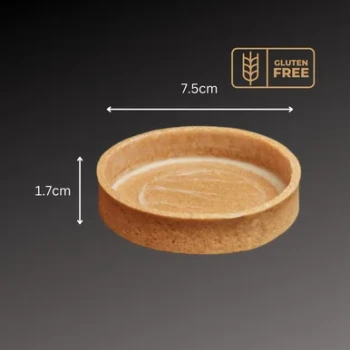 Gluten Free Large Tart Shells Round 7.5cm 9 Pack