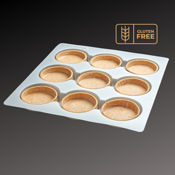 Gluten Free Large Tart Shells Round 7.5cm 9 Pack