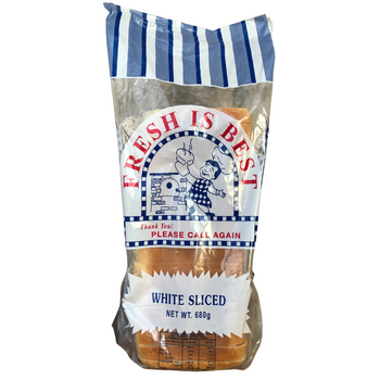 Fresh Baked Sliced White Bread