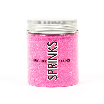 Edible Sanding Sugar Pink 85g
