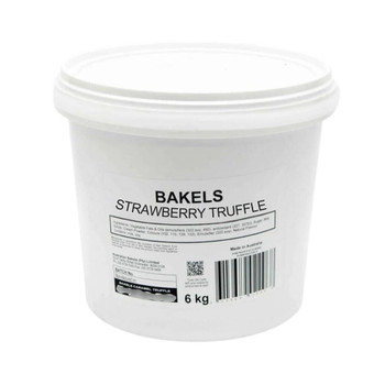 Bakels Strawberry Truffle Ganache 6kg Pail