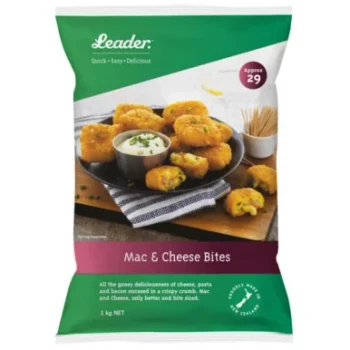 Mac n Cheese Bites frozen finger food product image