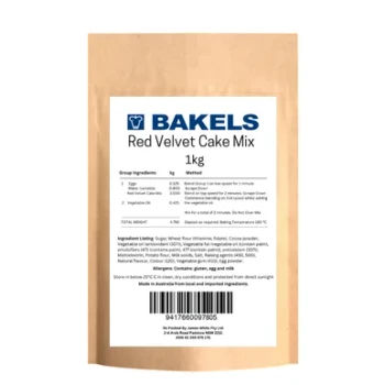 Bakels Red Velvet Cake Mix 1kg