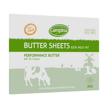 Campina Butter Sheets 82% Milkfat 2kg