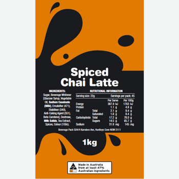 Aramac Spiced Chai latte 1kg