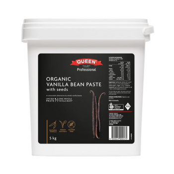Organic Vanilla Bean Paste with Vanilla Seeds 5kg