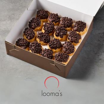 Looma's Dark Chocolate Profiteroles