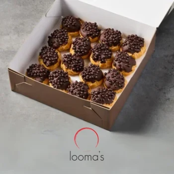 Looma's Dark Chocolate Profiteroles