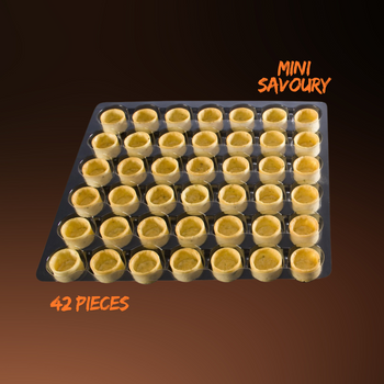 La Rose Noire Savoury Mini Tart Shells Round 3.3cm 42 Pack