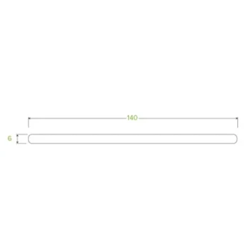 Biopak 14cm Wooden Coffee Stirrers Dimesnions