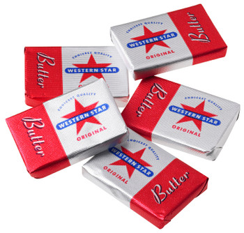 Western Star 7g Butter Portions 25 Pack Western Star foodservice butter
