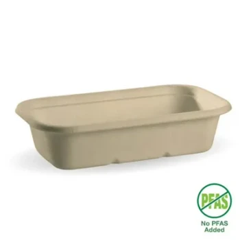 Natural Fibre Takeaway Container 1000ml Base 50 Pack
