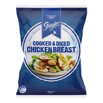 Steggles Cooked & Diced Chicken Breast 1kg