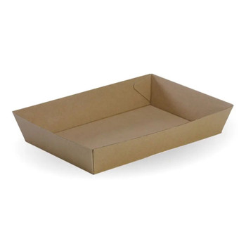 Kraft Bioboard Takeaway Food Trays #4 x 125 Pack Kraft Bioboard Takeaway Food Trays #4 x 125 Pack
