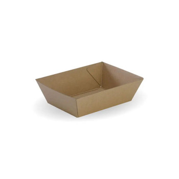 Kraft Bioboard Takeaway Food Trays #1 x 50 Pack Kraft Bioboard Takeaway Food Trays #1 x 50 Pack