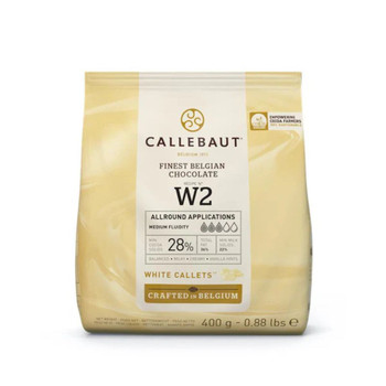 Callebaut White Couverture Callets 28% 400g