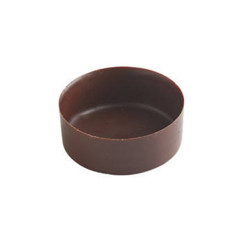 Small Round Dark Couverture Chocolate Shells 25 Pack