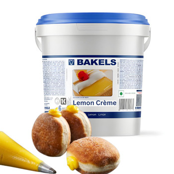 Bakels Lemon Crème bake-stable filling in a 6kg pail